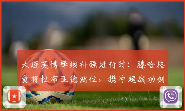 大连英博锋线补强进行时：滕哈格爱将拉布亚德就位，携冲超战功剑指中超